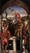 Giovanni Bellini Sts Christopher Spain oil painting artist